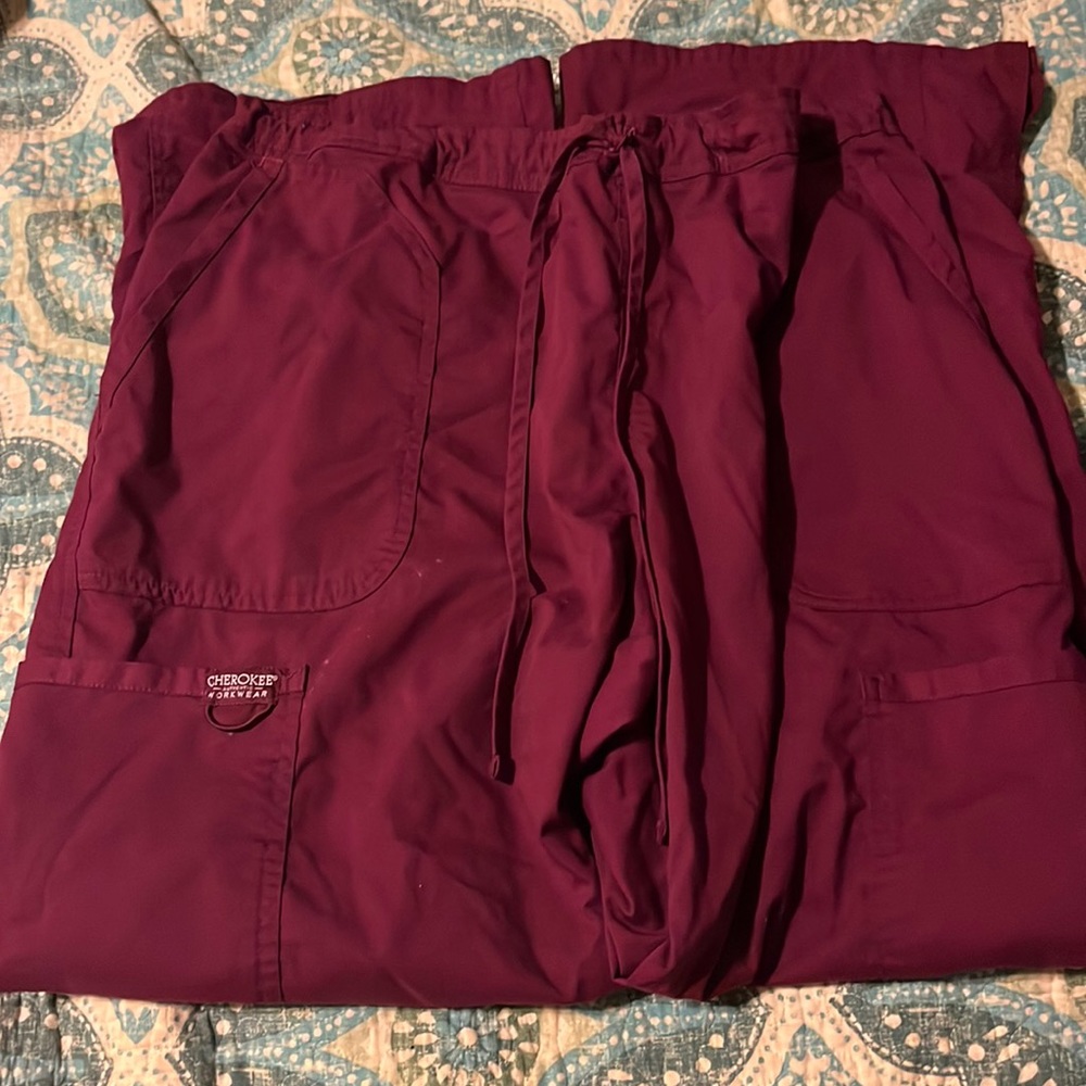 Purple scrub pants barely worn